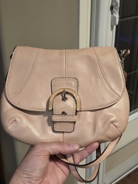 Coach Soho Small Pearlescent Leather Cross Body Bag